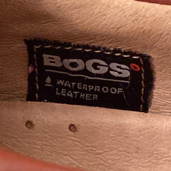 Bogs Pearl Women’s Brown Waterproof Leather Slip On Shoes Size 8.5M - Picture 6 of 14